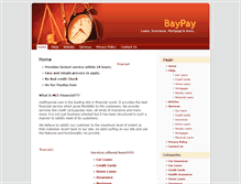 Tablet Screenshot of baypay.com